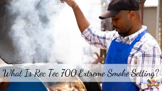 Rec Tec 700 Extreme Smoke setting