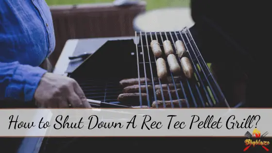 how to shut down a Rec Tec pellet grill