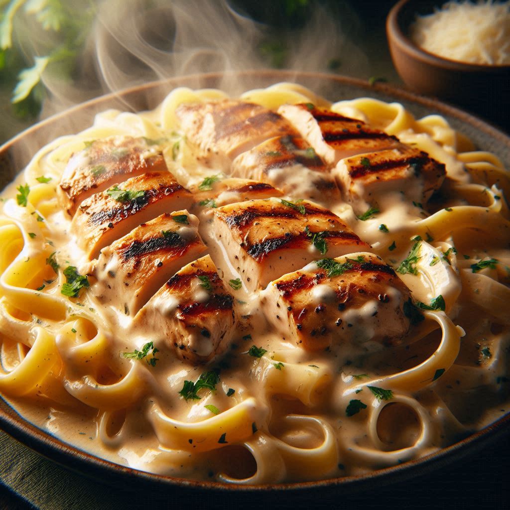 The BEST Creamy Chicken Alfredo Recipe