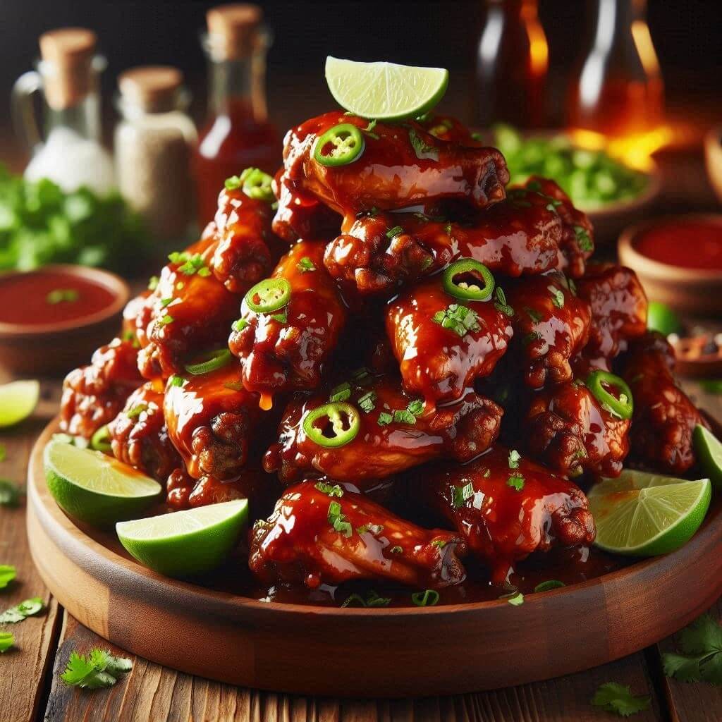 Honey Chipotle BBQ Wings Recipe