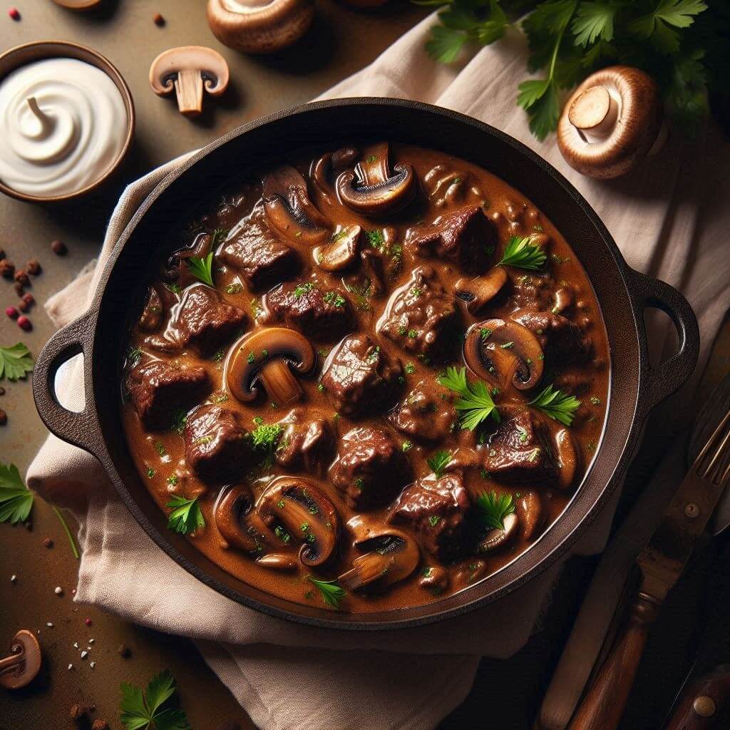 Beef Stroganoff 1