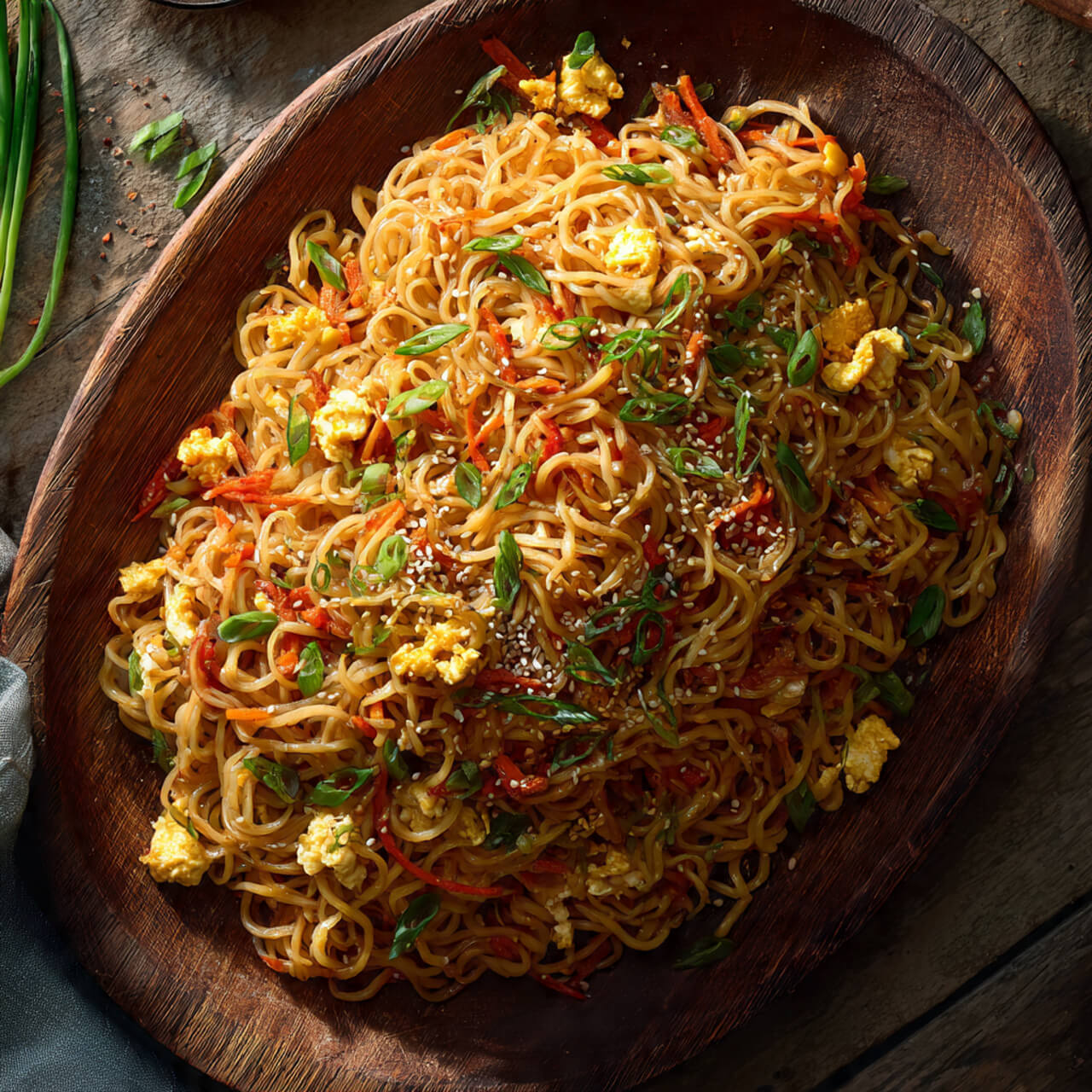 10-Minute Egg Fried Noodles