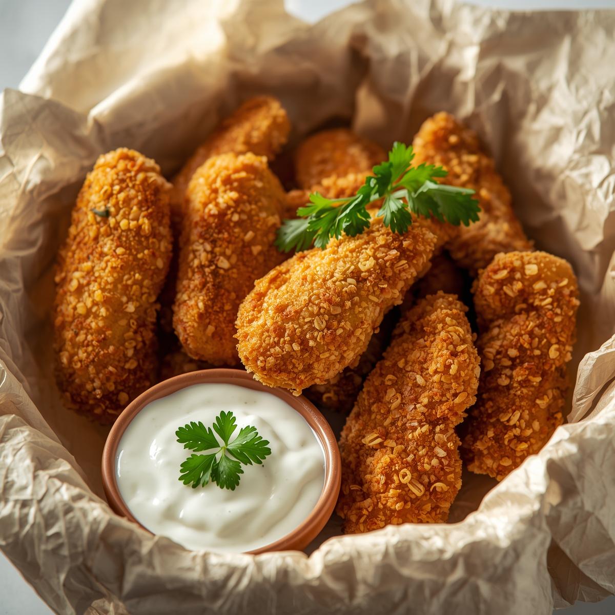 Air Fryer Crispy Chicken Tenders