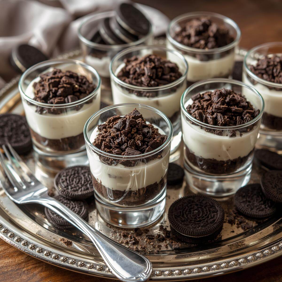 No-Bake Oreo Cheesecake Cups recipe