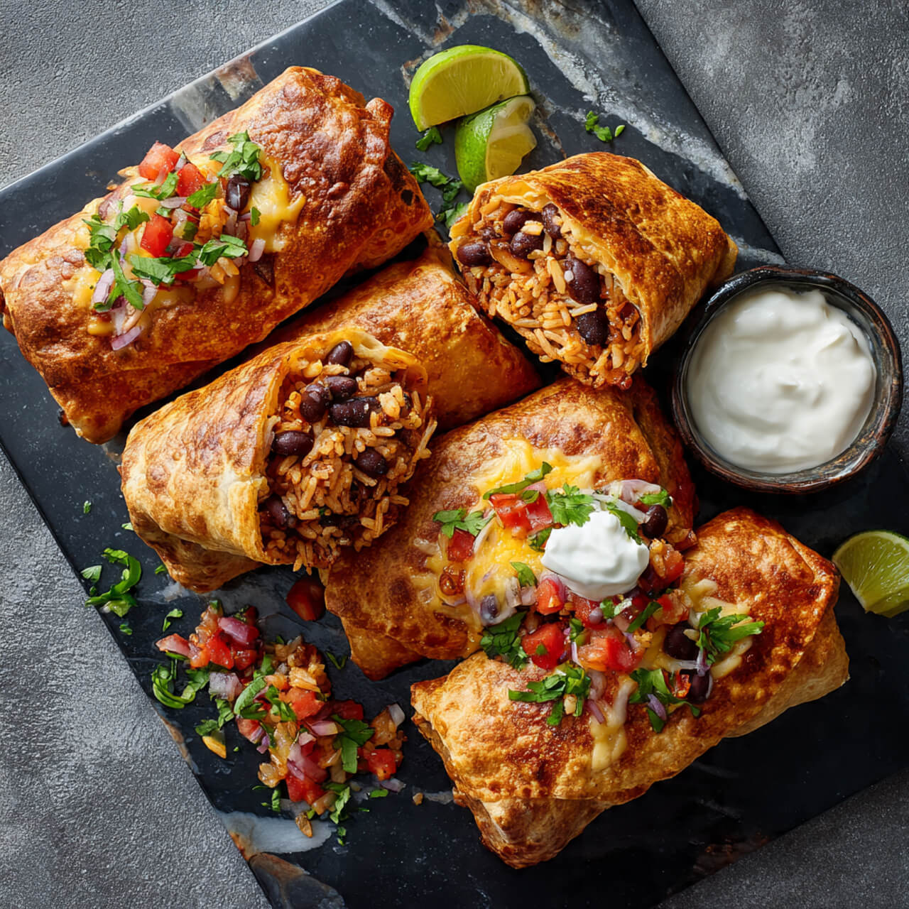 Air Fryer Chimichangas