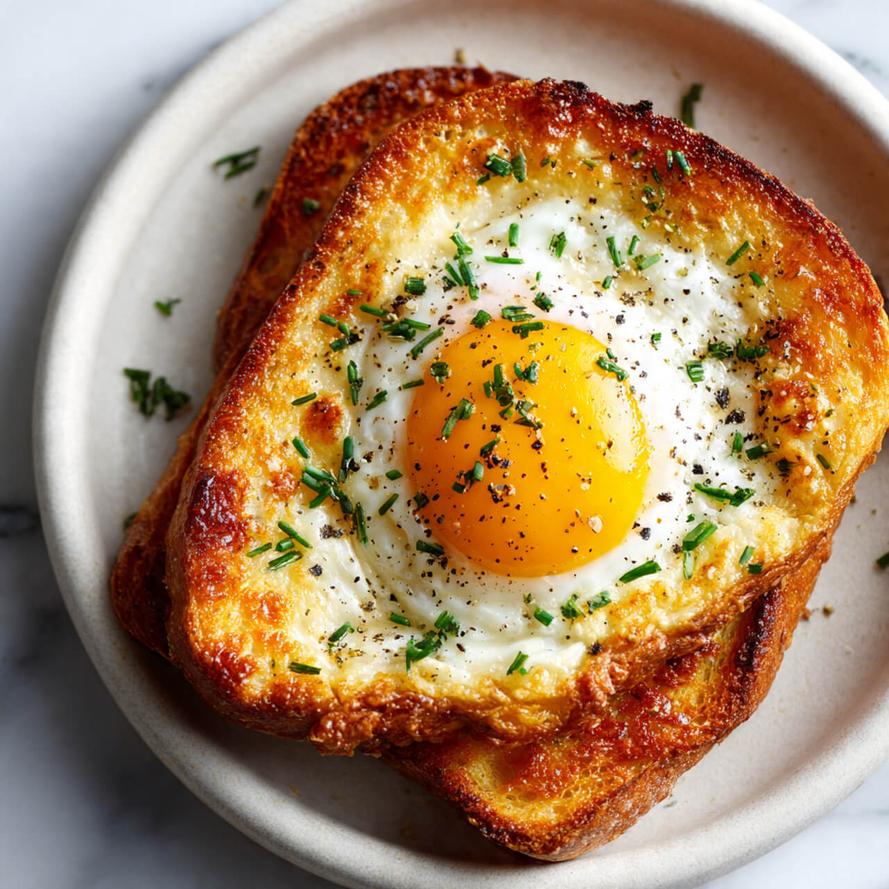 Air Fryer Egg Toast
