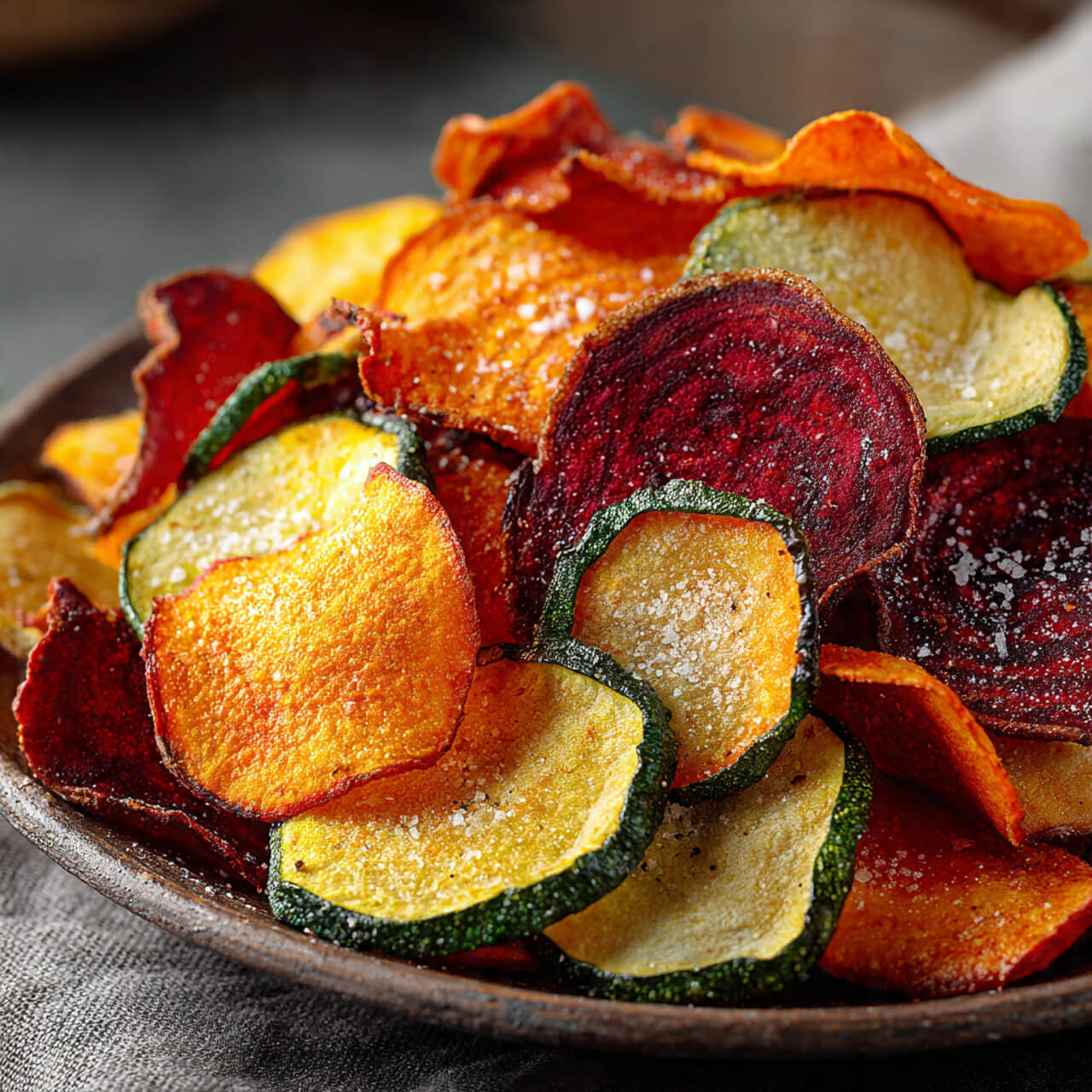 Air Fryer Veggie Chips
