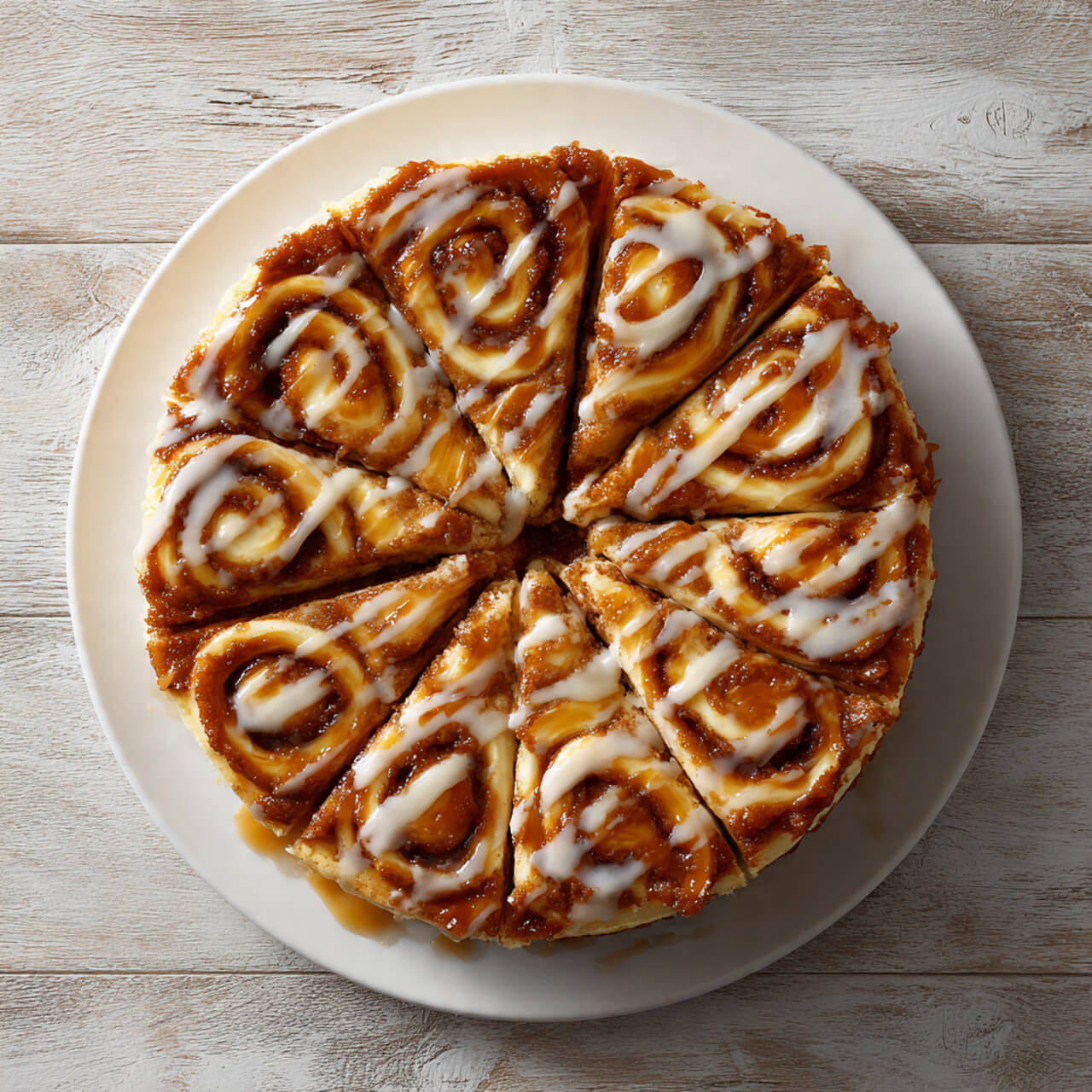 Creamy Cinnamon Roll Cheesecake Recipe