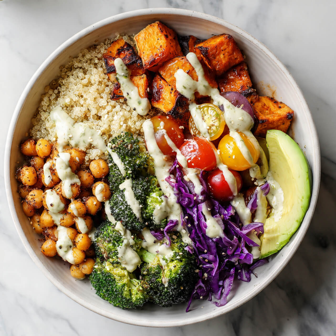Healthy Quinoa Veggie Bowl
