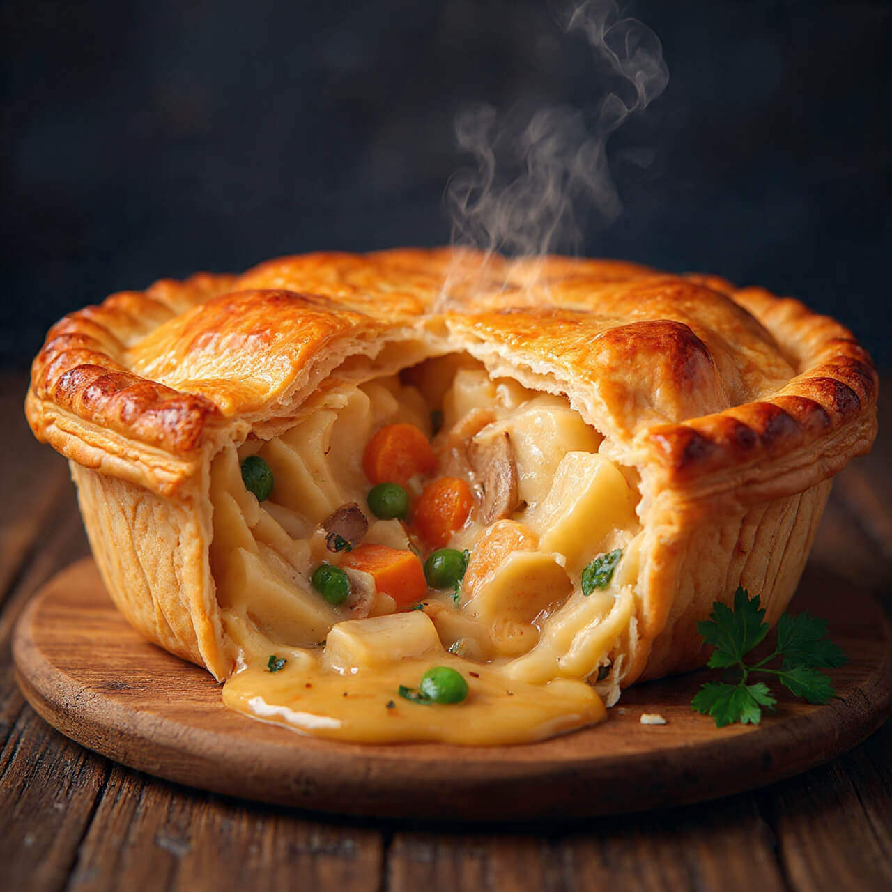 Air Fryer Frozen Pot Pie