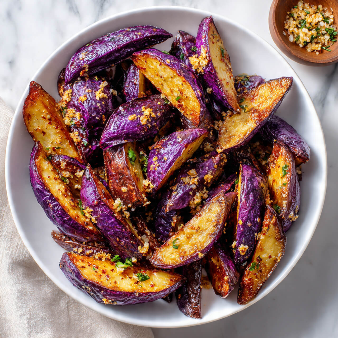 Air Fryer Purple Potatoes