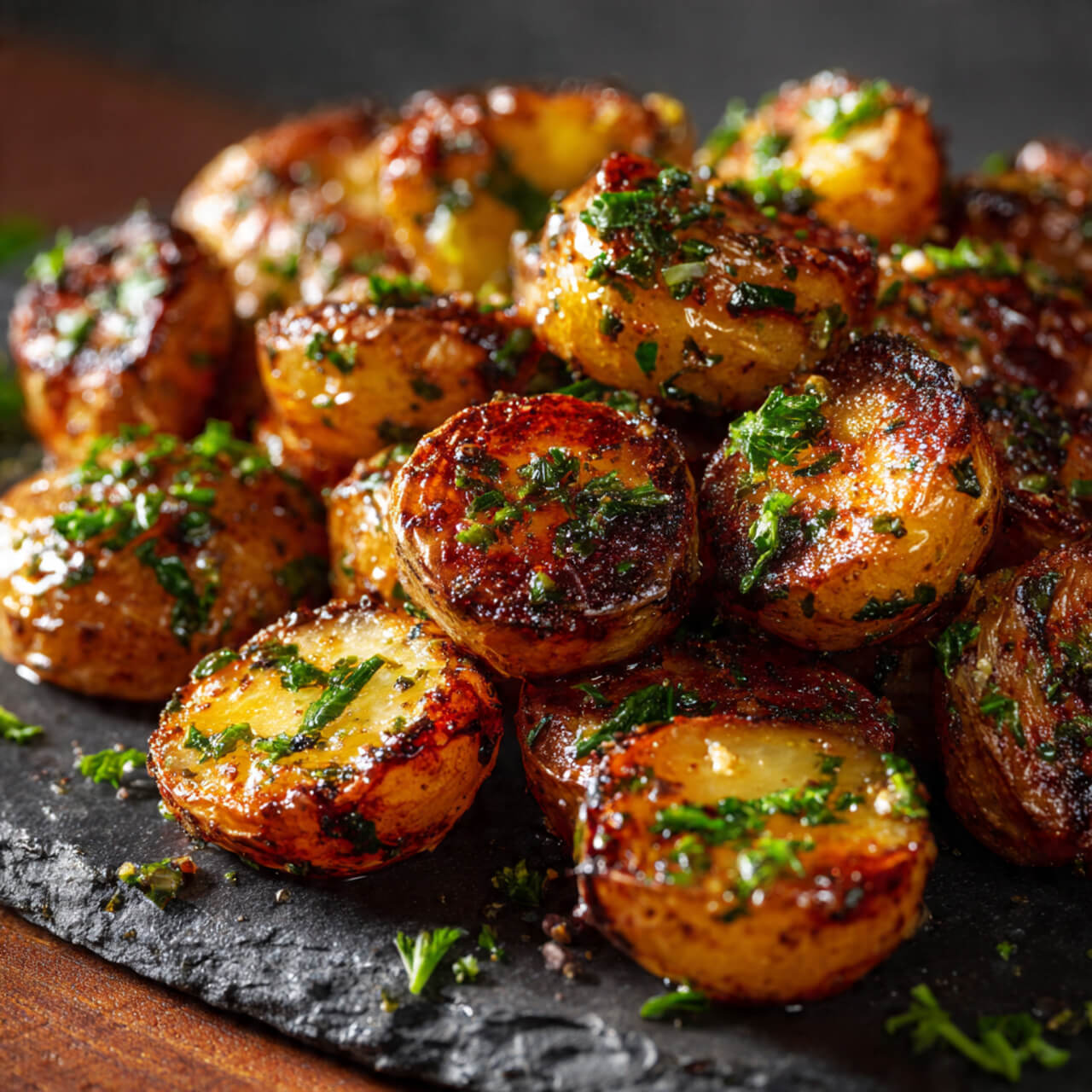 Air Fryer Roasted Baby Potatoes