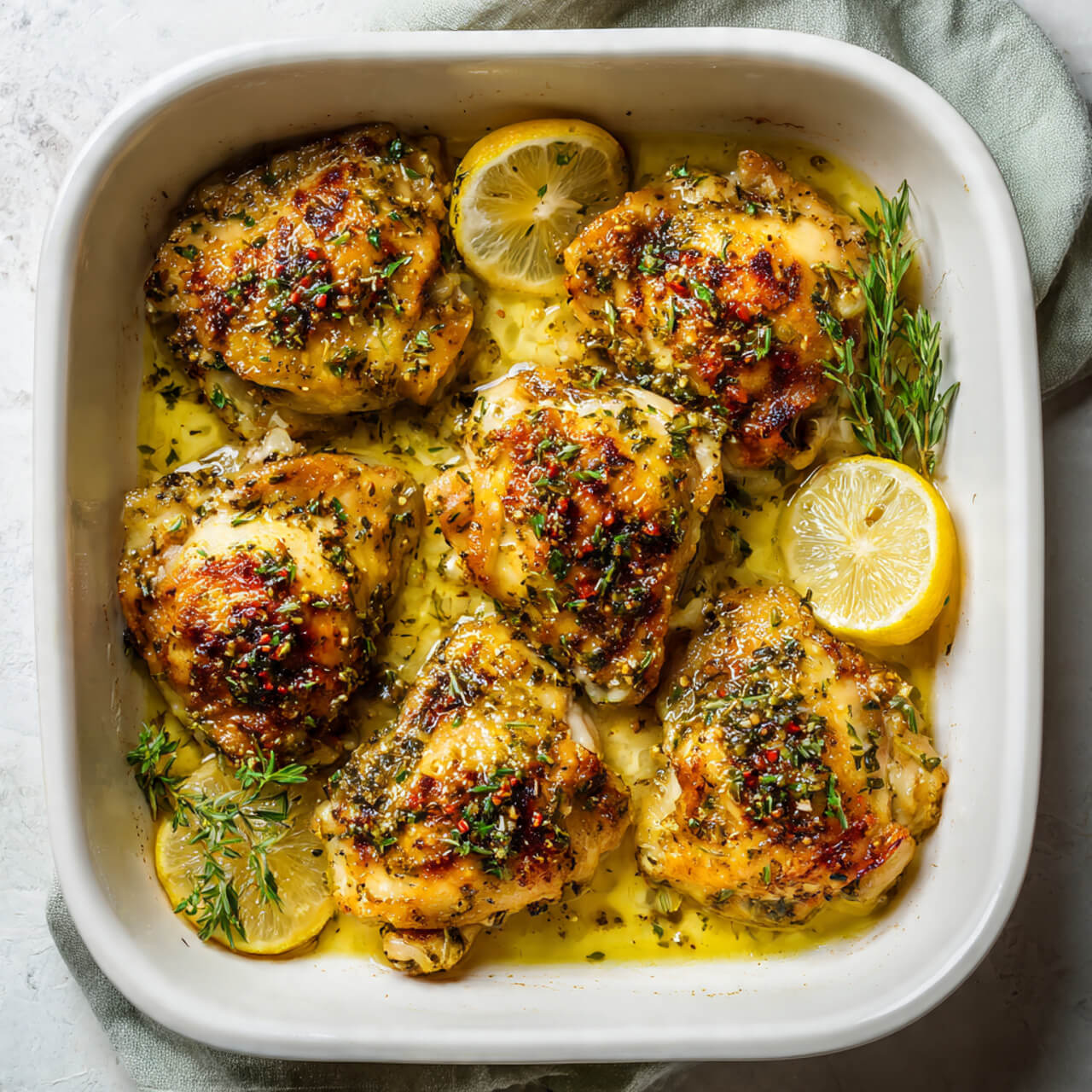 Lemon Herb Baked Chicken