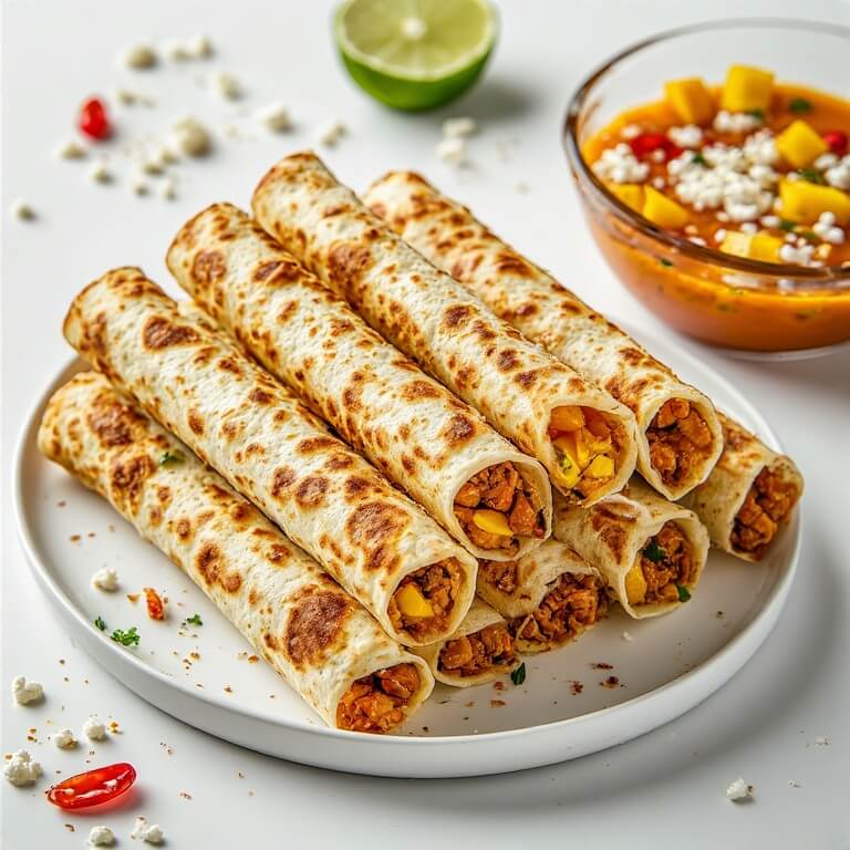 Air Fryer Frozen Taquitos