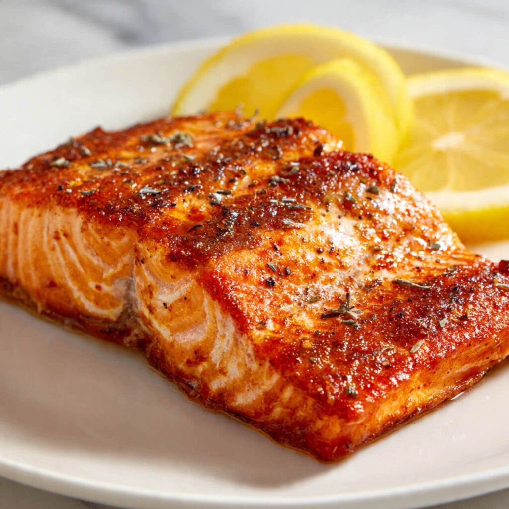 Air Fryer Frozen Salmon 