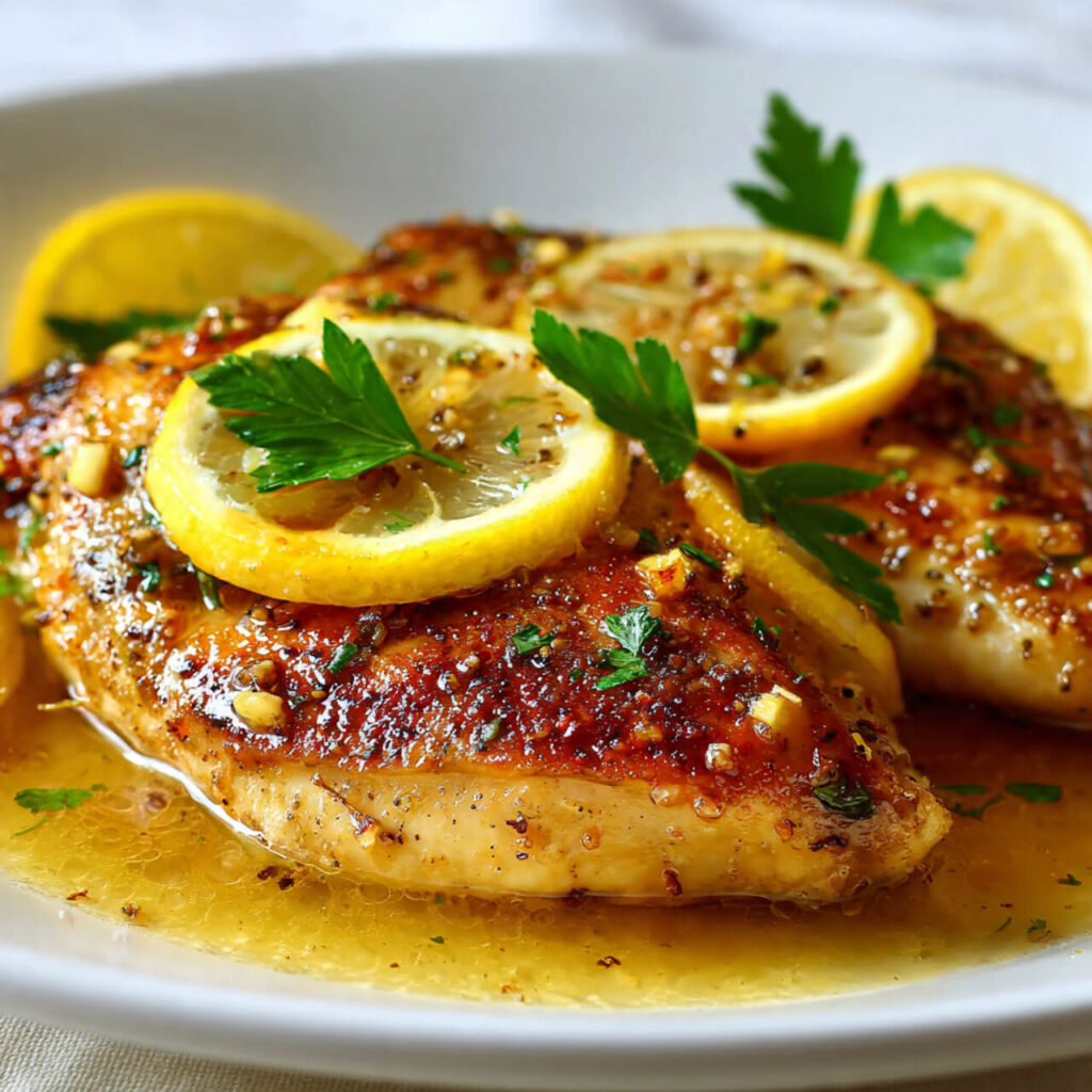 Slow Cooker Italian Lemon Chicken