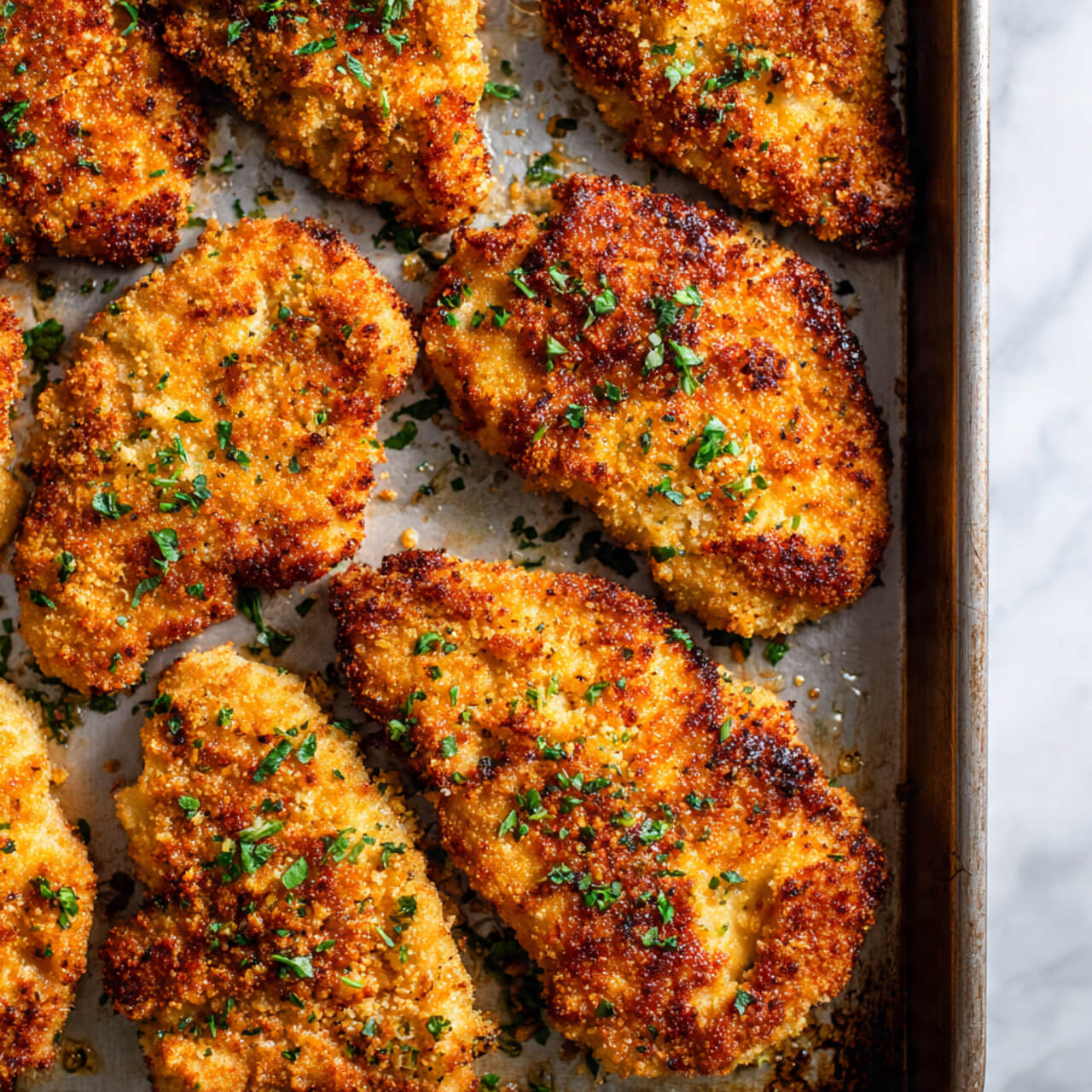 Baked Italian Chicken Cutlets