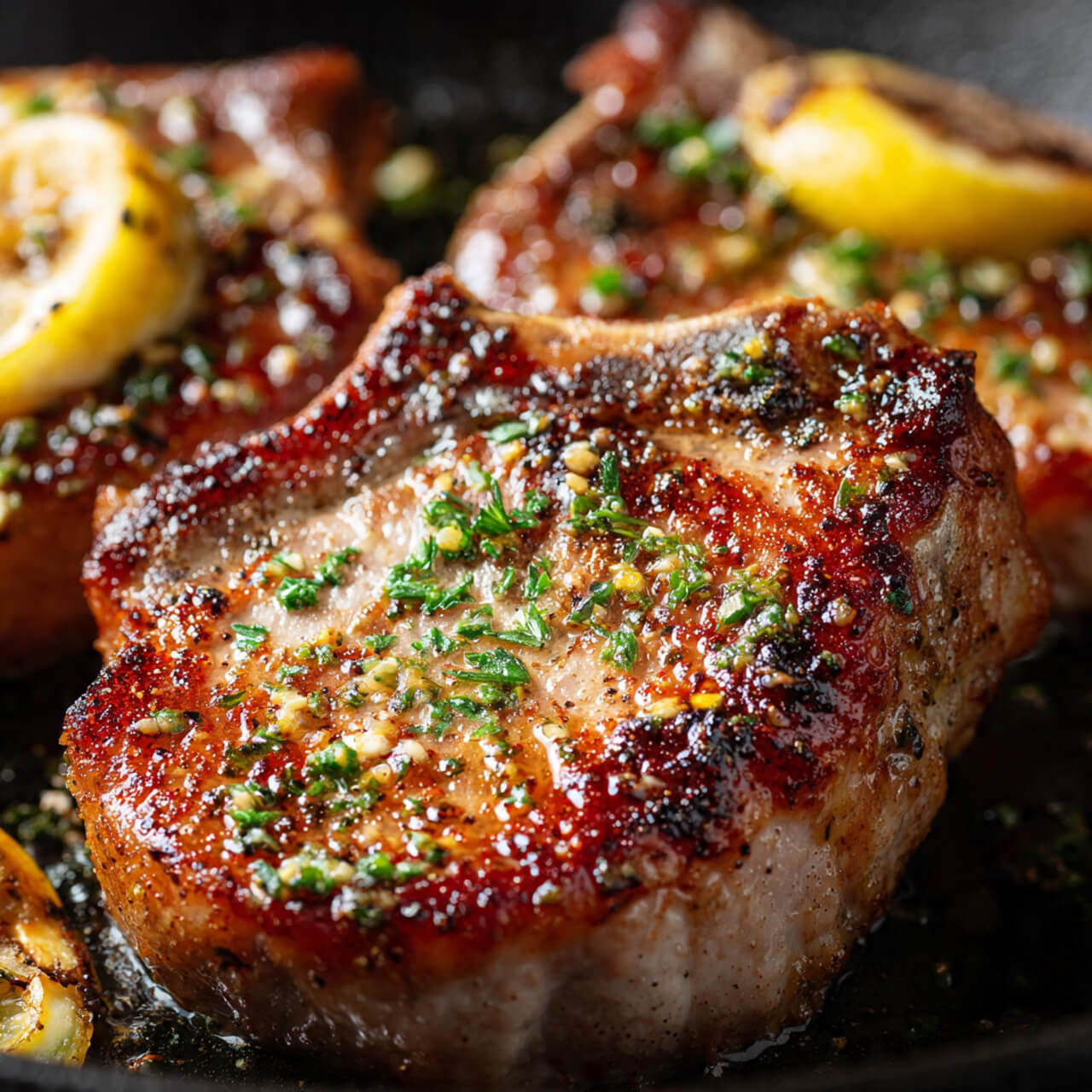 Air Fryer Frozen Heritage Pork Chops