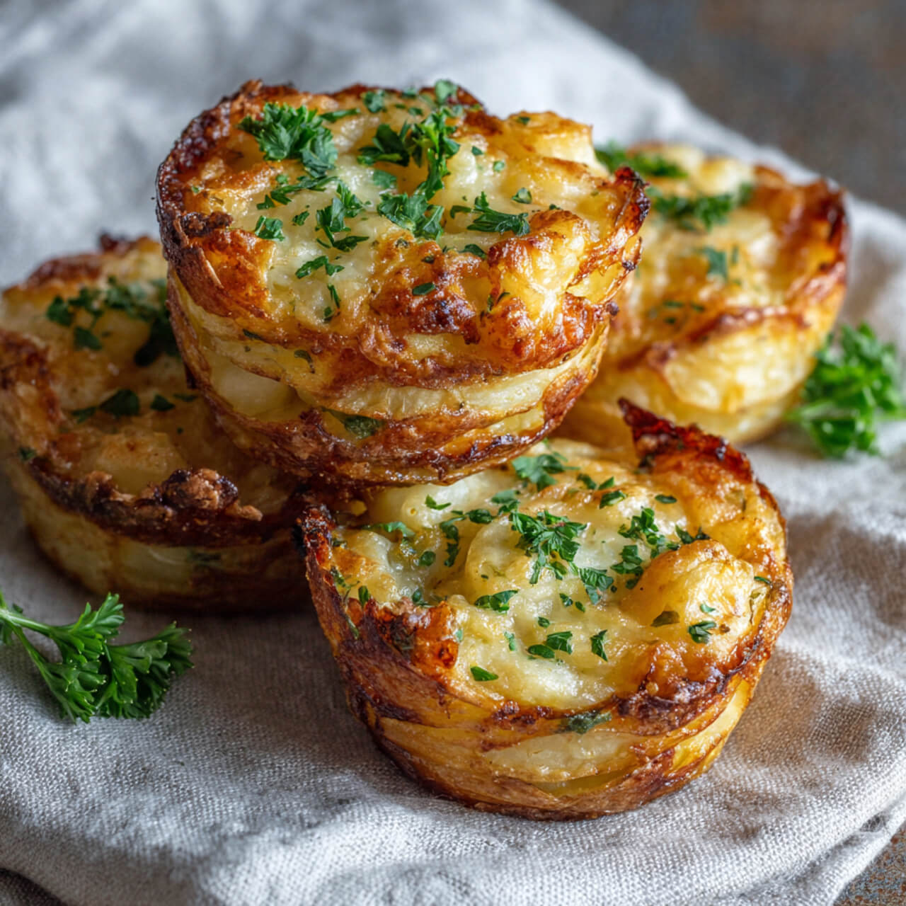 Air Fryer Potato Stacks