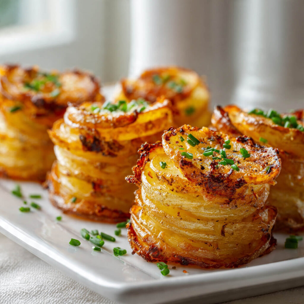 Air Fryer Potato Stacks
