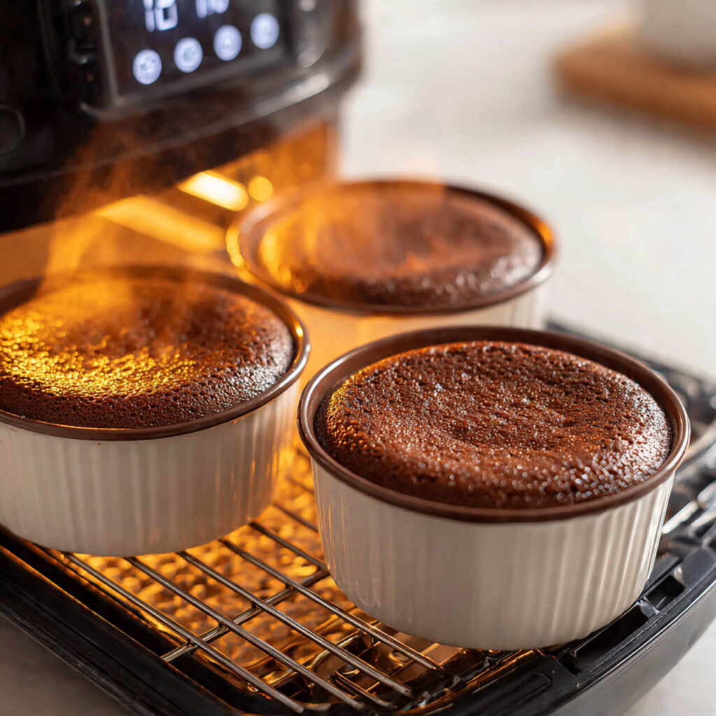 3-Ingredient Air Fryer Nutella Soufflé