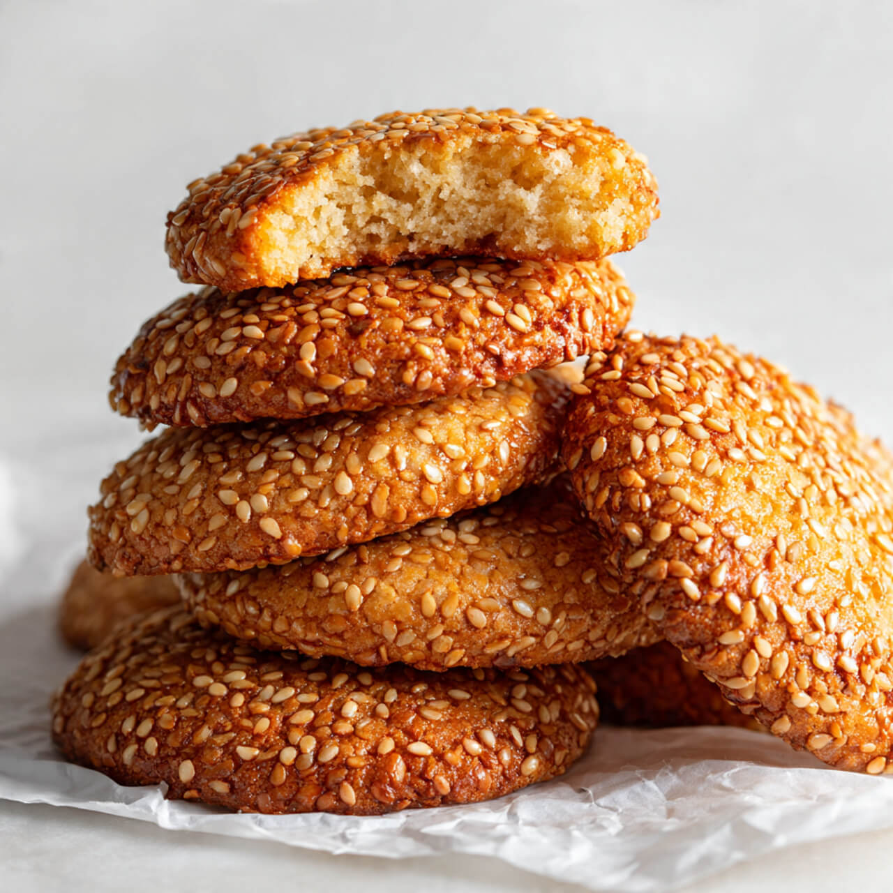 Old World Italian Sesame Cookies