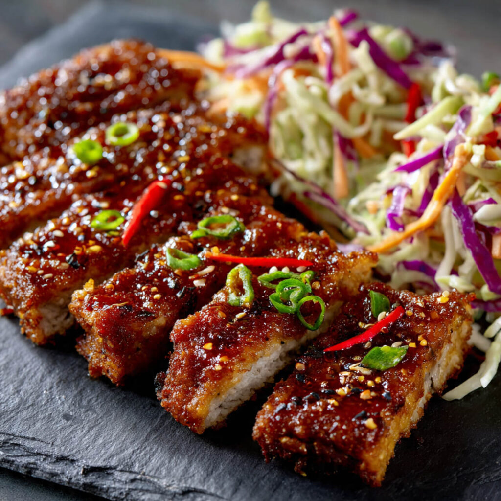 Air Fryer Tempeh Ribs
