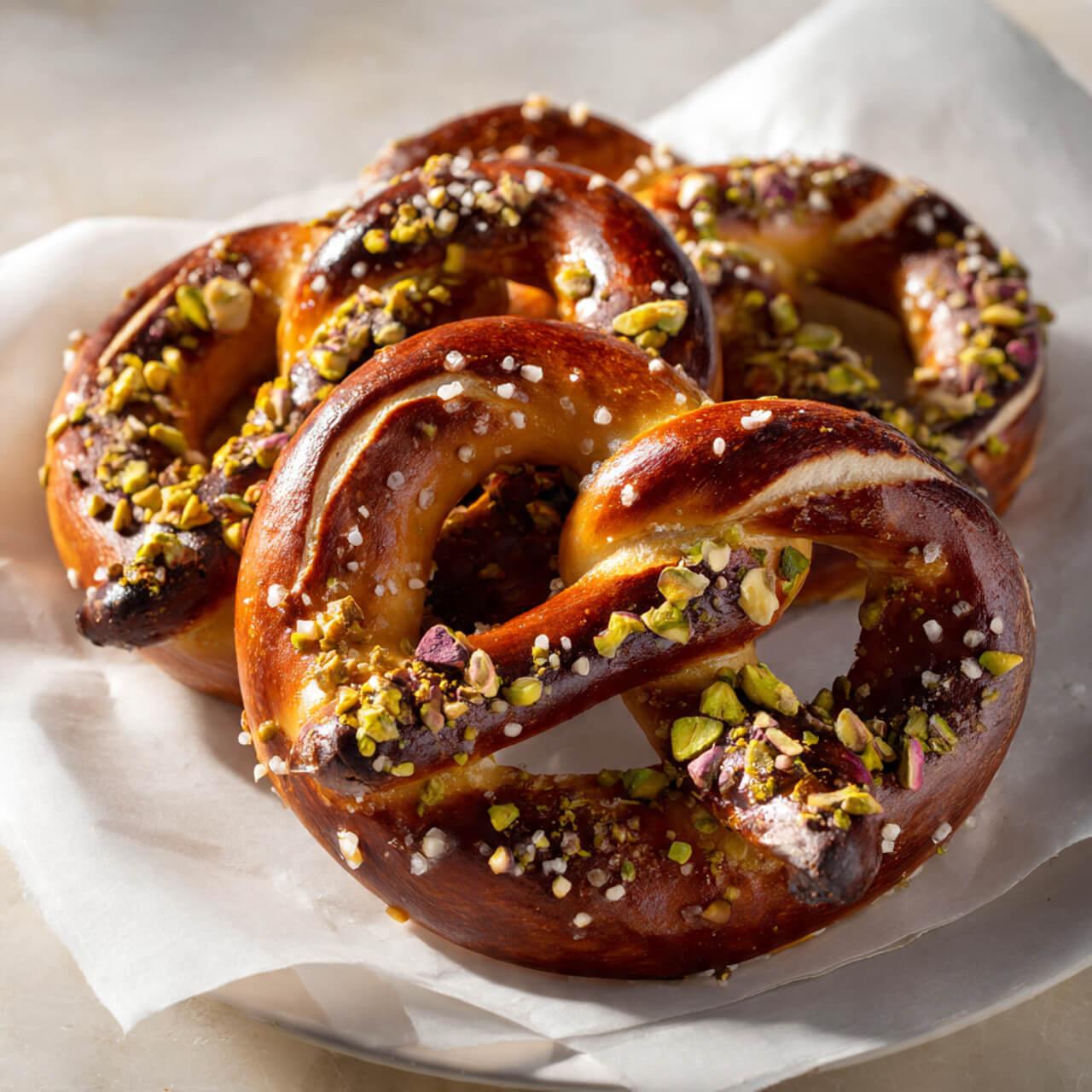 5-Minute Dubai Chocolate Dipped Pretzels