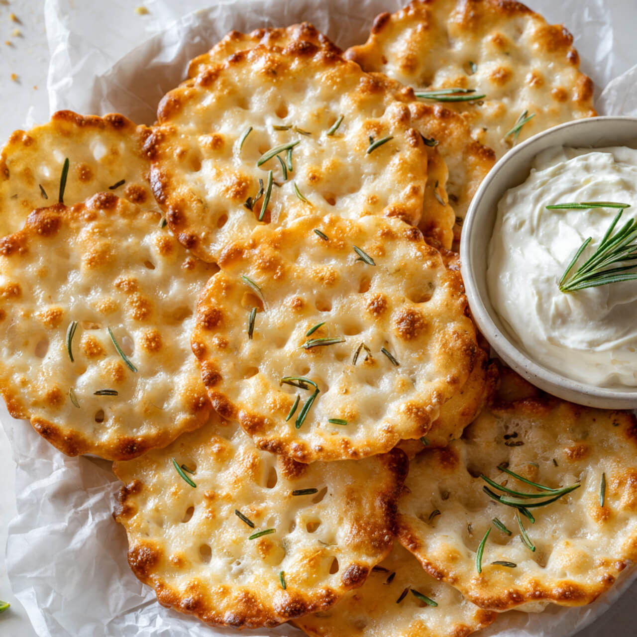Air Fryer Sourdough Discard Crackers