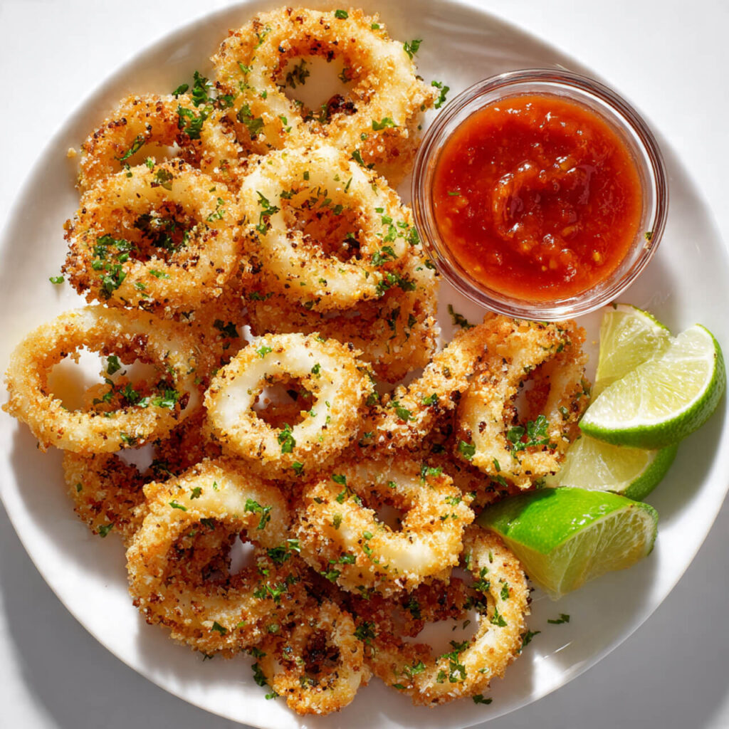 Crispy Air Fryer Hearts of Palm “Calamari”